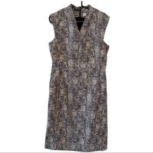 MM. La Fleur v-neck mini dress v-neck mini dress